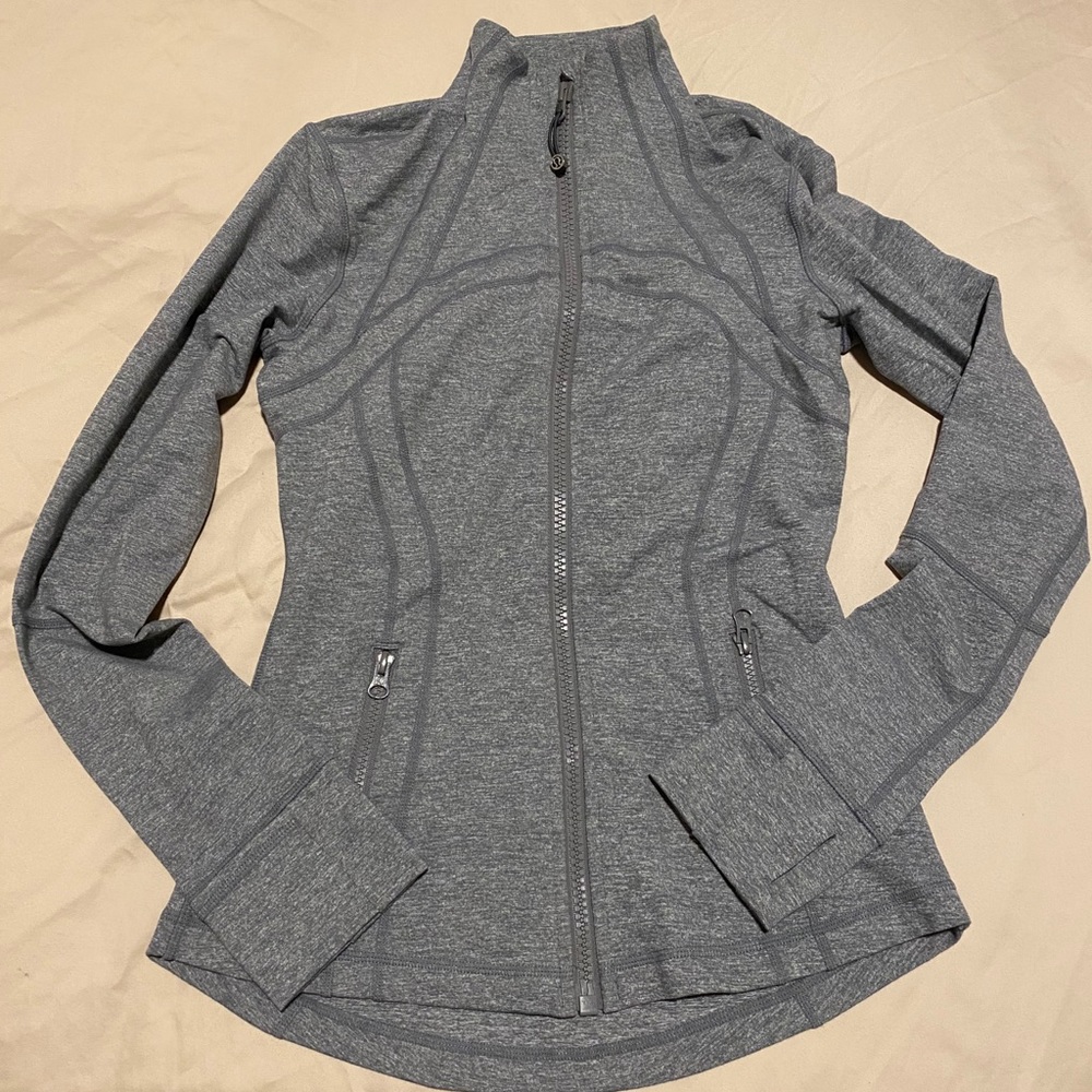 Lululemon Define Jacket size 6 grey